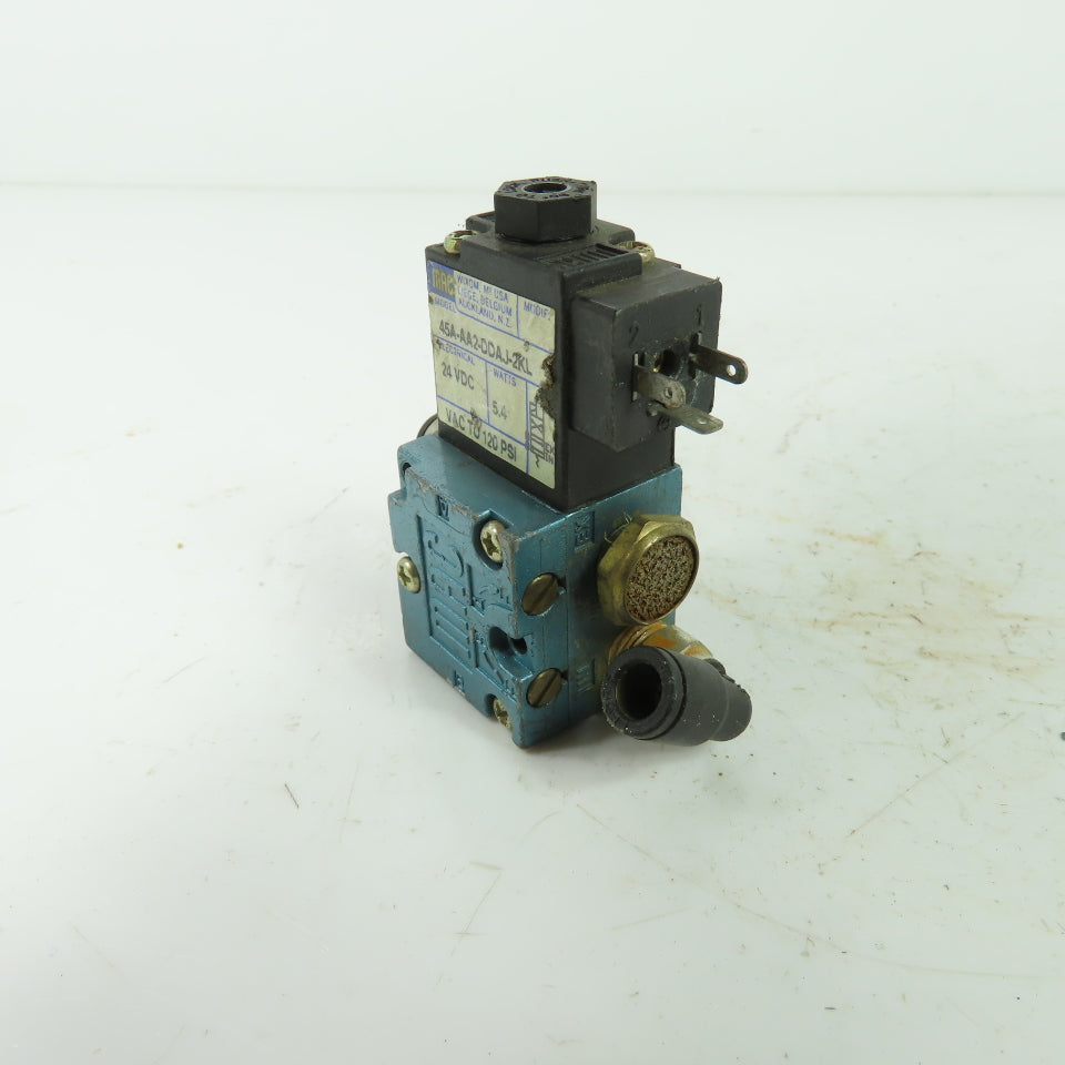 MAC 45A-AA2-DDAJ-2KL 4-W Solenoid Valve 24VDC 5.4W 120PSI 1/8" NPT