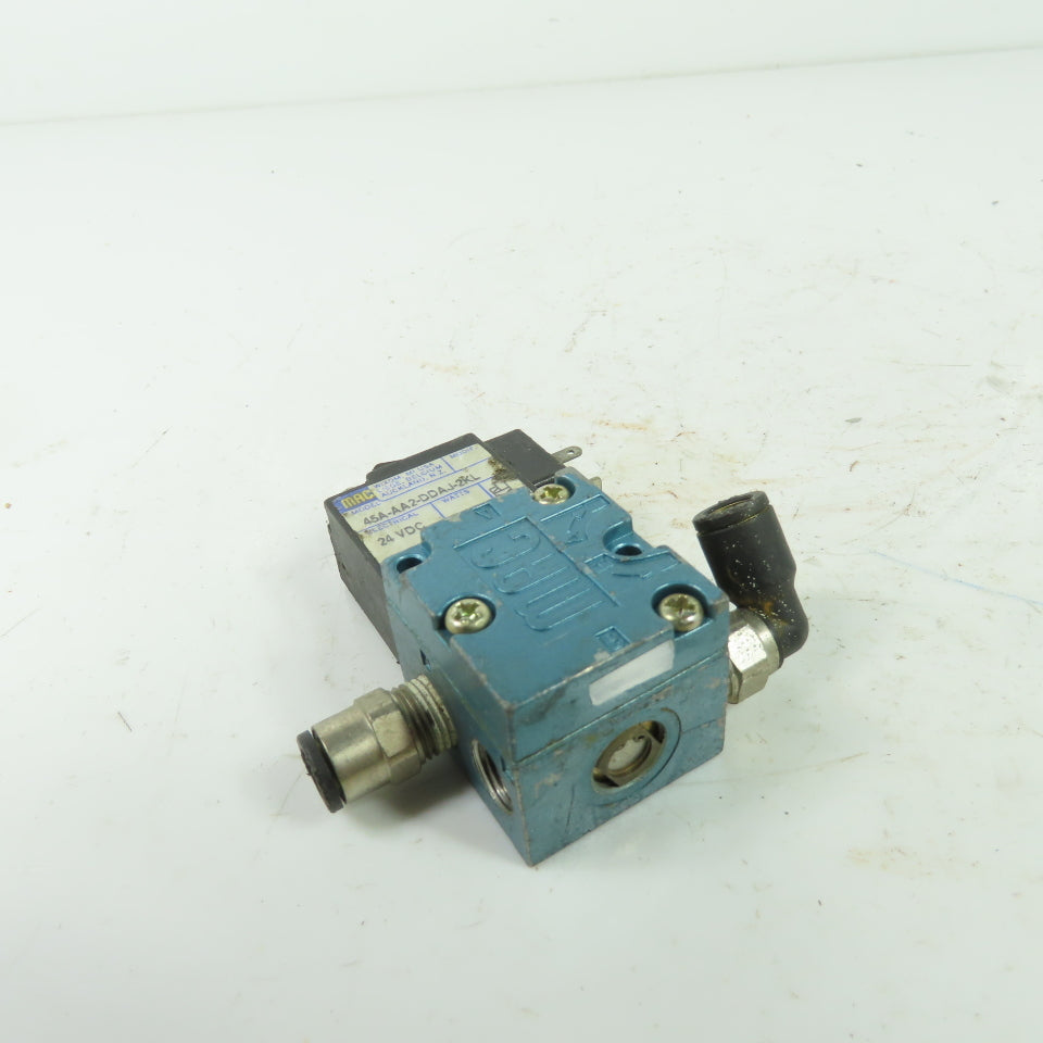 MAC 45A-AA2-DDAJ-2KL 4-W Solenoid Valve 24VDC 5.4W 120PSI 1/8" NPT