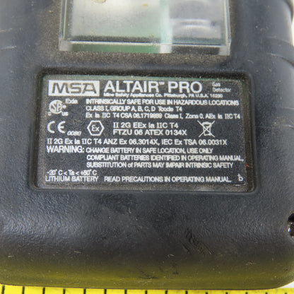 MSA Altair Pro H2S Gas Detector