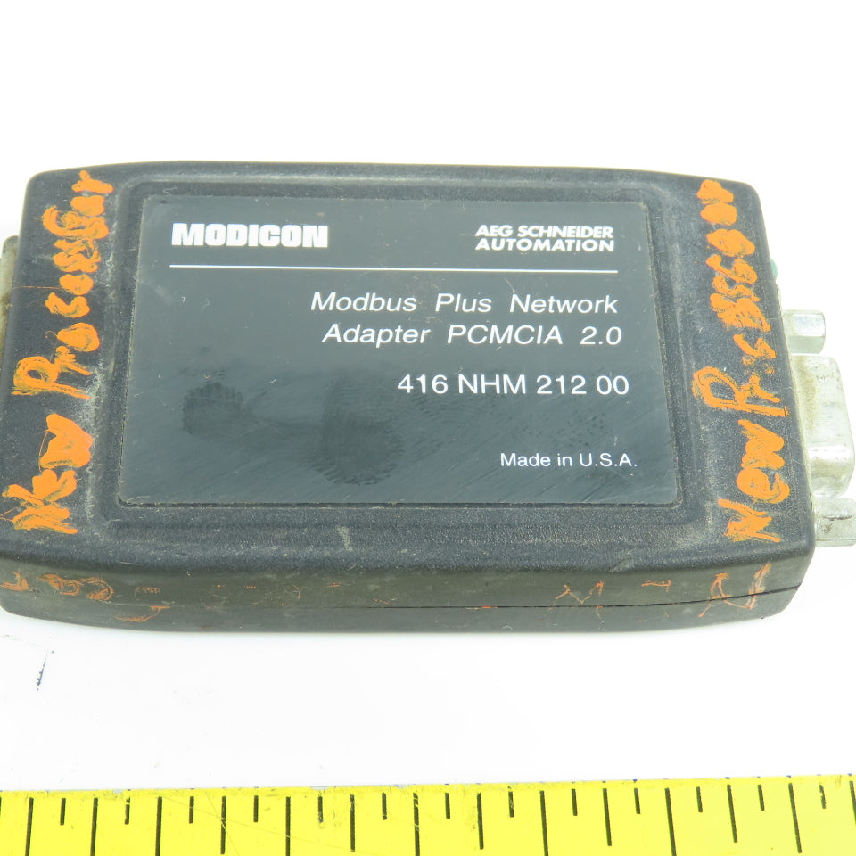 Modicon 416 NHM 212 00 Modibus Plus Network Adapter PCMCIA 2.0