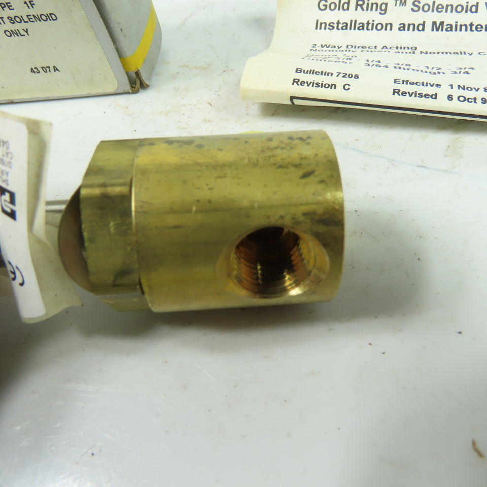 Parker 04F20C1106A1F Solenoid Valve Coil Only 1/4" NPT Orifice 3/32