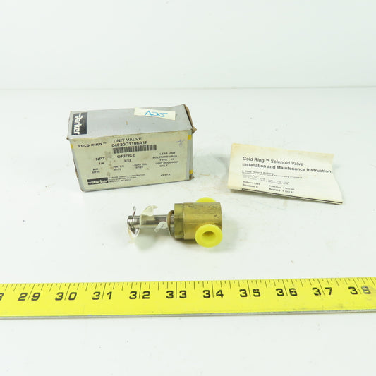 Parker 04F20C1106A1F Solenoid Valve Coil Only 1/4" NPT Orifice 3/32