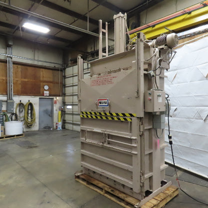 Max-Pak MP60 30 x 60" Vertical Hydraulic Cardboard Compactor Baler 10HP 480V 3PH
