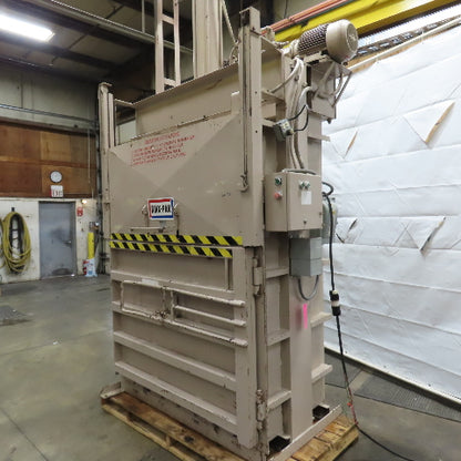 Max-Pak MP60 30 x 60" Vertical Hydraulic Cardboard Compactor Baler 10HP 480V 3PH
