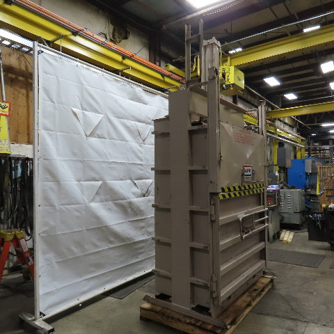Max-Pak MP60 30 x 60" Vertical Hydraulic Cardboard Compactor Baler 10HP 480V 3PH