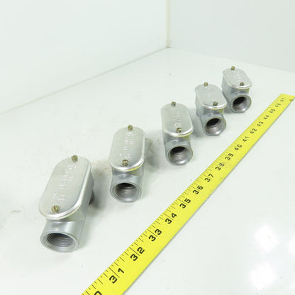 Killark SLB-2 3/4" Conduit Body Lot Of 5