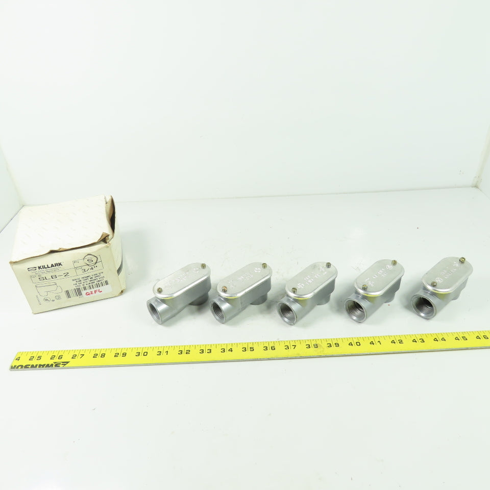Killark SLB-2 3/4" Conduit Body Lot Of 5