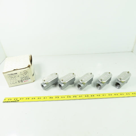 Killark SLB-2 3/4" Conduit Body Lot Of 5