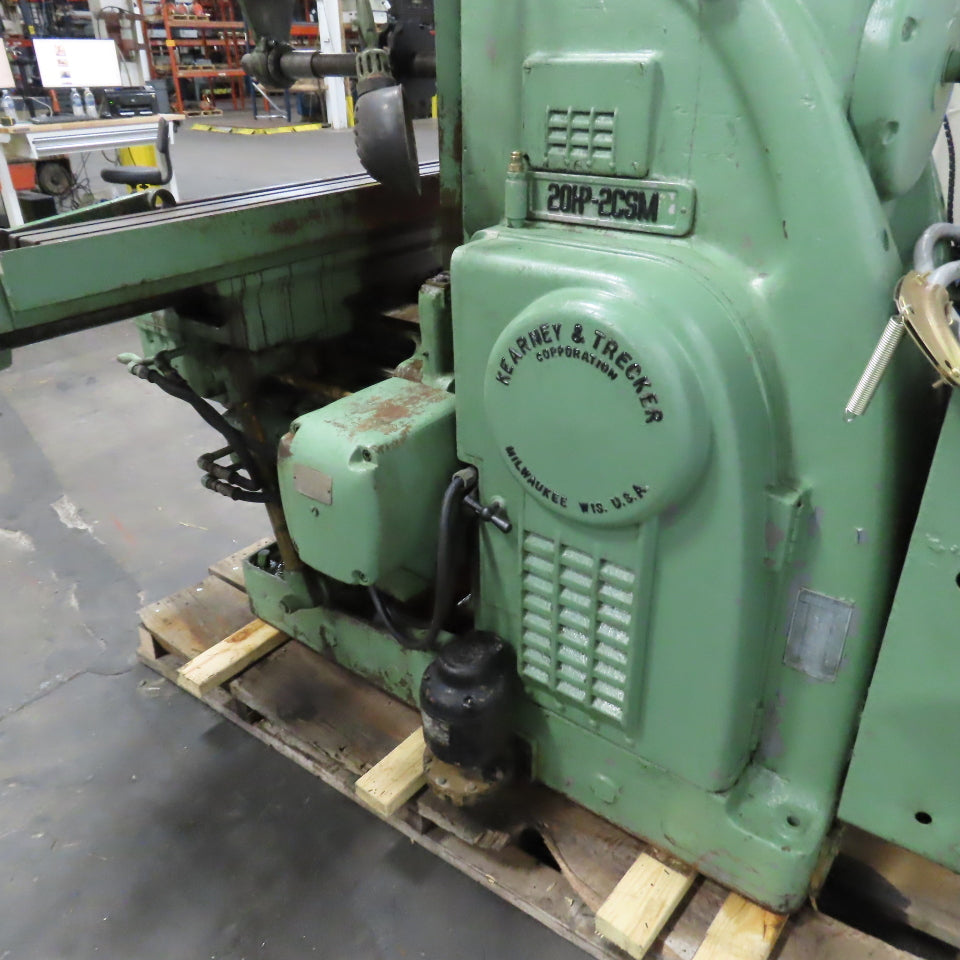Kearney & Trecker 20HP-2CSM Horizontal Milling Machine 230V 3PH (Needs Repair)