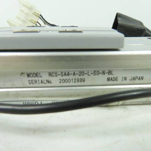 IAI RCS-SA4-A-20-L-50-N-BL Robo Cylinder Linear Actuator 50mm Stroke 20W 78.4N