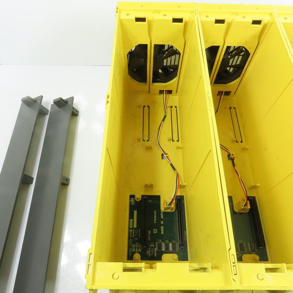 Fanuc A20B-2000-0650 6-Slot Backplane Chassis Rack PSU A350-2000-T654/01