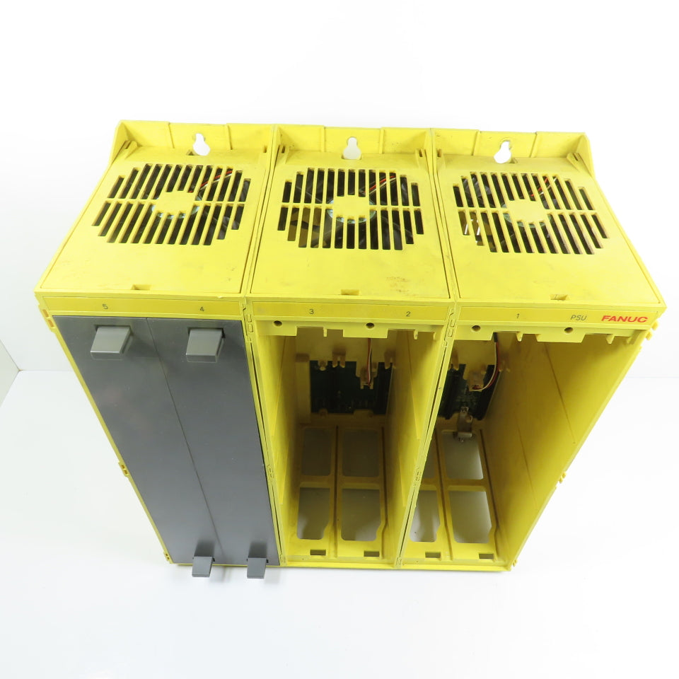 Fanuc A20B-2000-0650 6-Slot Backplane Chassis Rack PSU A350-2000-T654/01