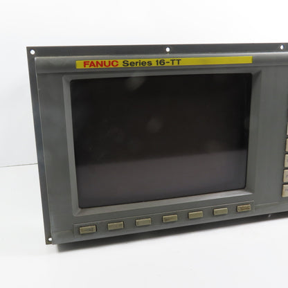 Fanuc A02B-0120-C043/TA Series 16-TT 9" B/W CRT/MDI Control Unit A61L-0001-0093