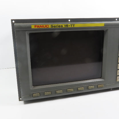 Fanuc A02B-0120-C043/TA Series 16-TT 9" B/W CRT/MDI Control Unit A61L-0001-0093