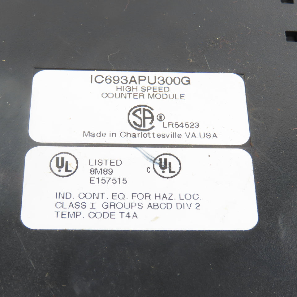 GE Fanuc IC693APU300G High Speed Counter Module (No Terminal & Cover)