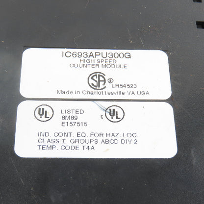 GE Fanuc IC693APU300G High Speed Counter Module (No Terminal & Cover)