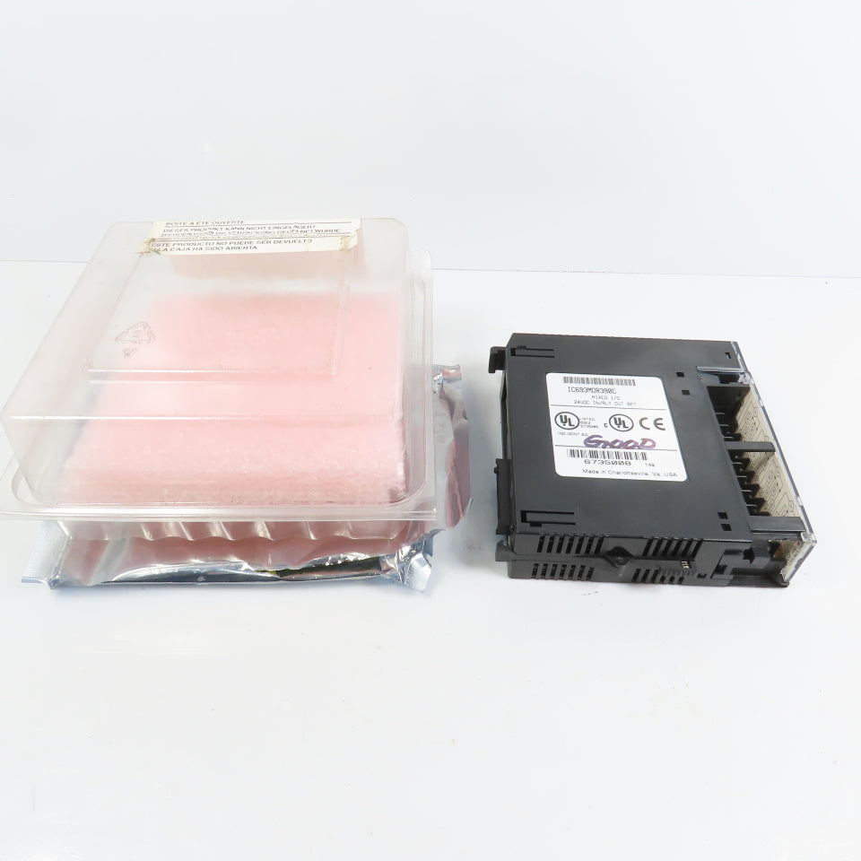 GE Fanuc IC693MDR390C 8 Point 24VDC Mixed I/O Relay Module (Very Clean)