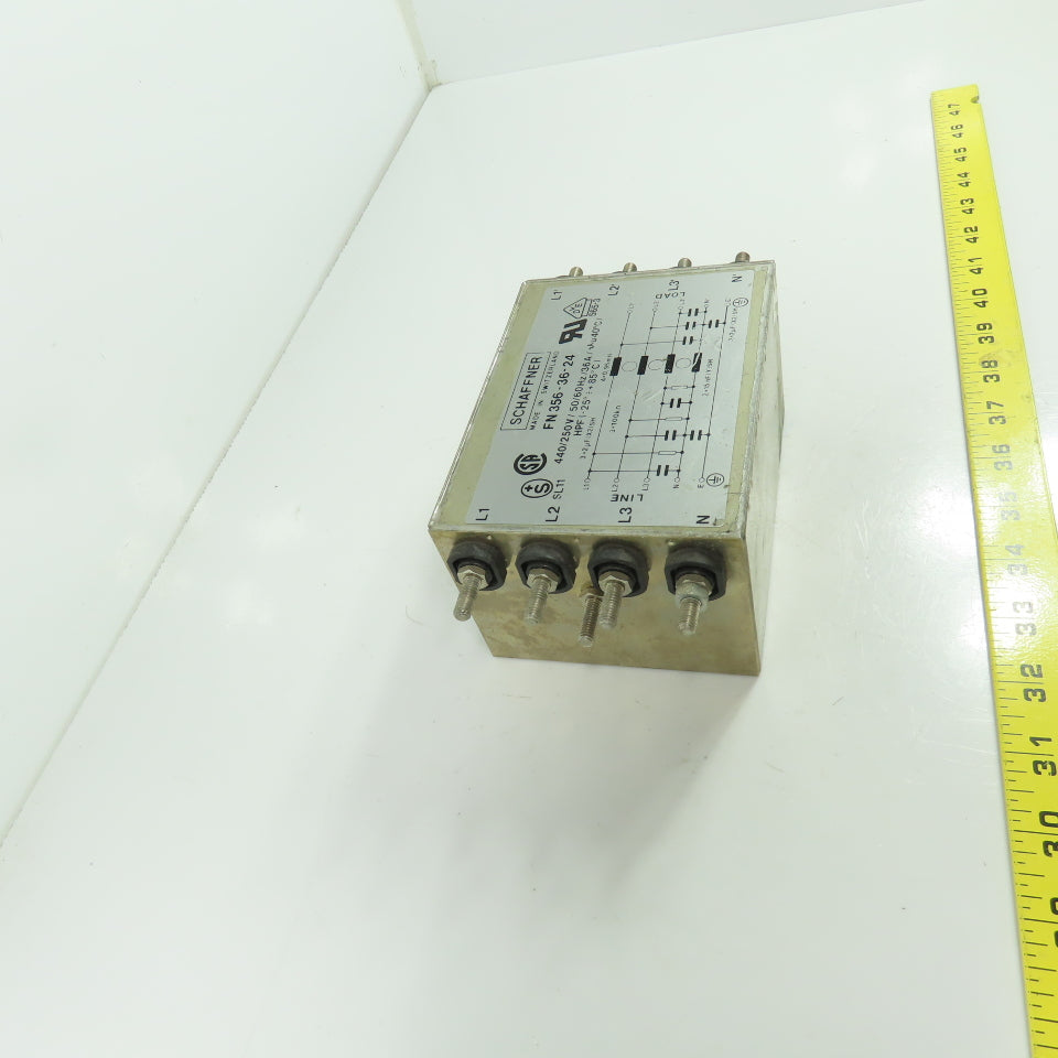 Schaffner FN 356-36-24 3Ph Line Filter 440/250V 36A 50/60Hz