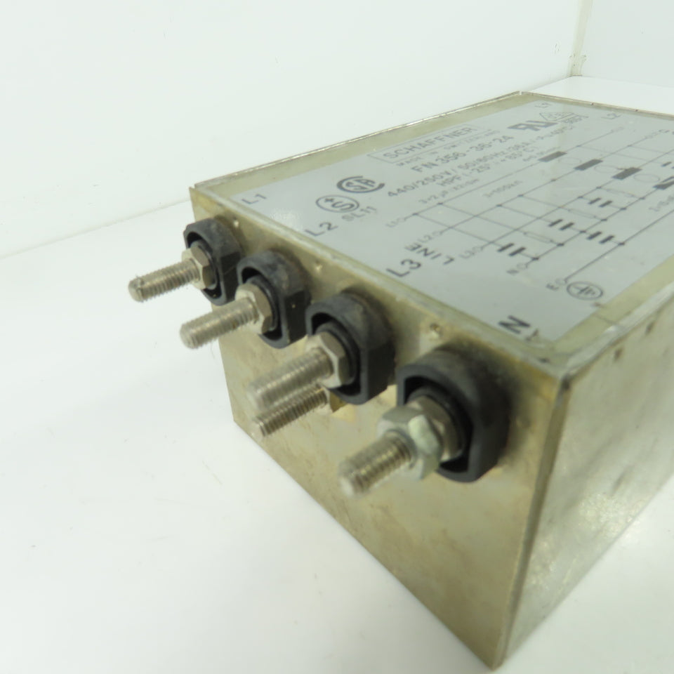 Schaffner FN 356-36-24 3Ph Line Filter 440/250V 36A 50/60Hz