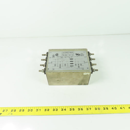 Schaffner FN 356-36-24 3Ph Line Filter 440/250V 36A 50/60Hz