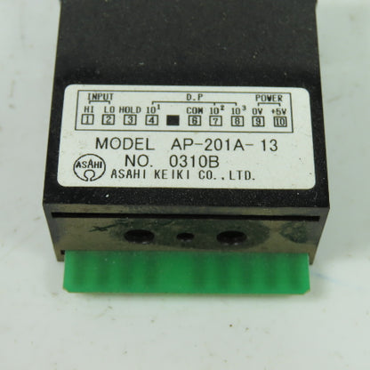 Asahi AP-201A-13 Digital Display Panel Meter Voltmeter 0310B