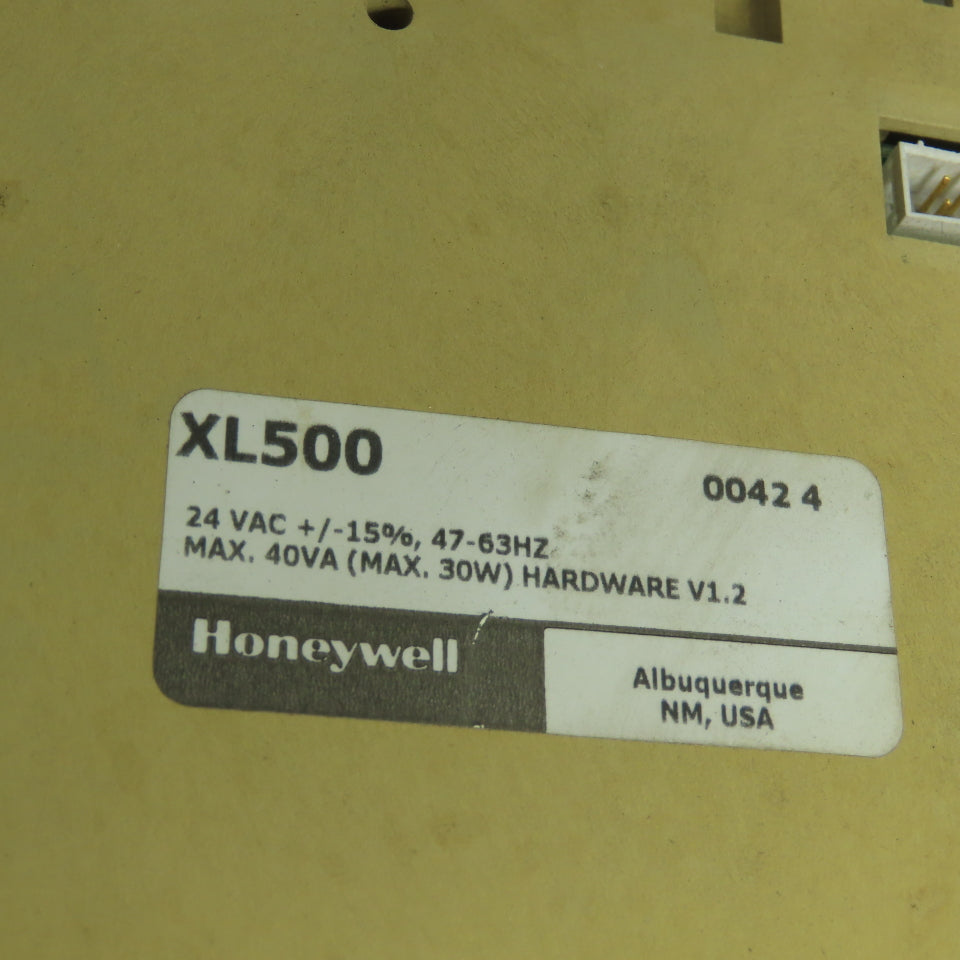 Honeywell XL500 4 Slot Rack Module Control System 24VAC 40VA