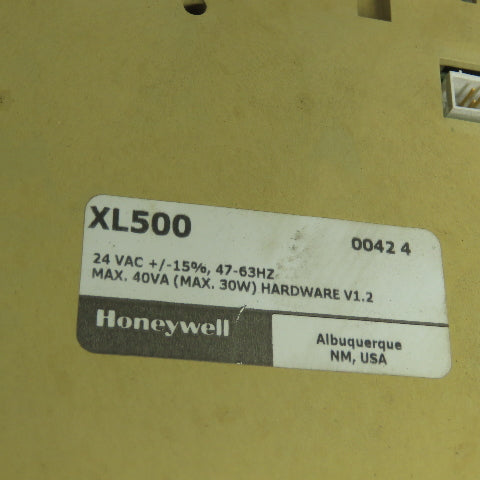 Honeywell XL500 4 Slot Rack Module Control System 24VAC 40VA
