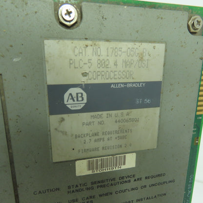 Allen Bradley 1785-05G B Interface Coprocessor Module 2.7A 5VDC