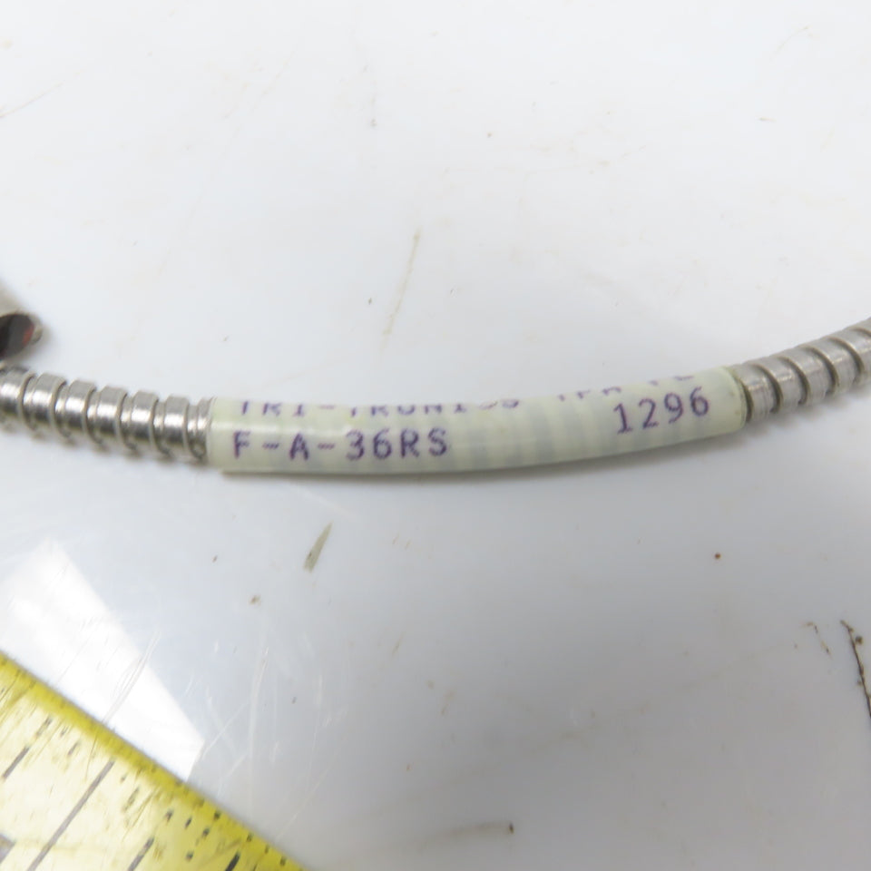 Tri-Tronics BF-E-36RS Single Fiberoptic Stainless Steel Jacket Light Guide Cable