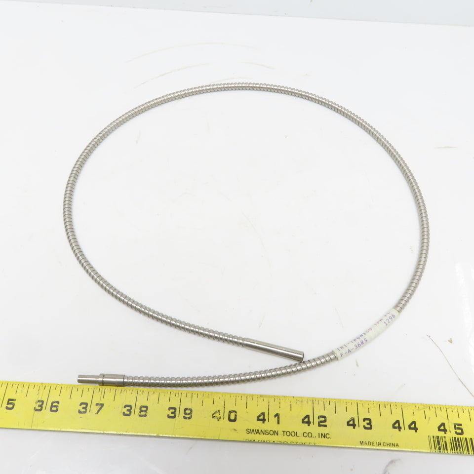 Tri-Tronics BF-E-36RS Single Fiberoptic Stainless Steel Jacket Light Guide Cable
