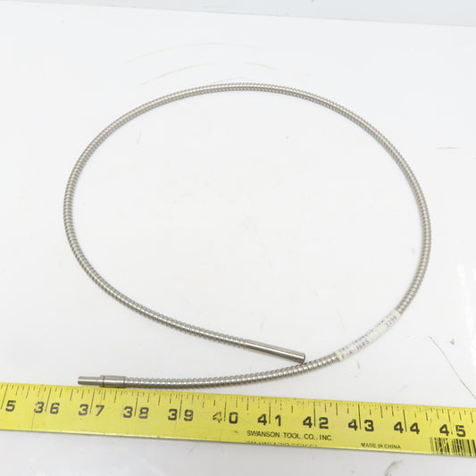 Tri-Tronics BF-E-36RS Single Fiberoptic Stainless Steel Jacket Light Guide Cable