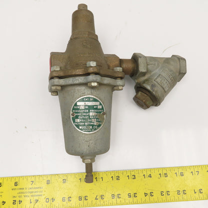 Mueller H9300 3/4" NPT Pressure Regulator 250PSI Wye Strainer