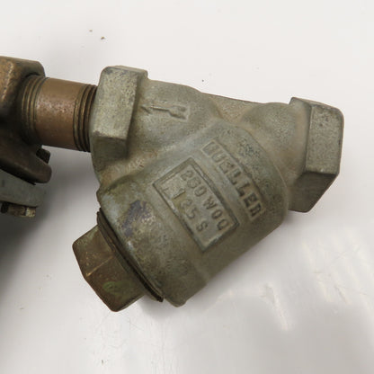 Mueller H9300 3/4" NPT Pressure Regulator 250PSI Wye Strainer