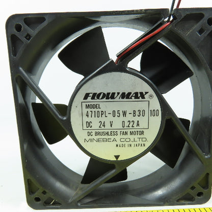 Minebea 4710PL-05W-B30 24VDC Electronics Cooling Fan 0.22A Lot Of 2