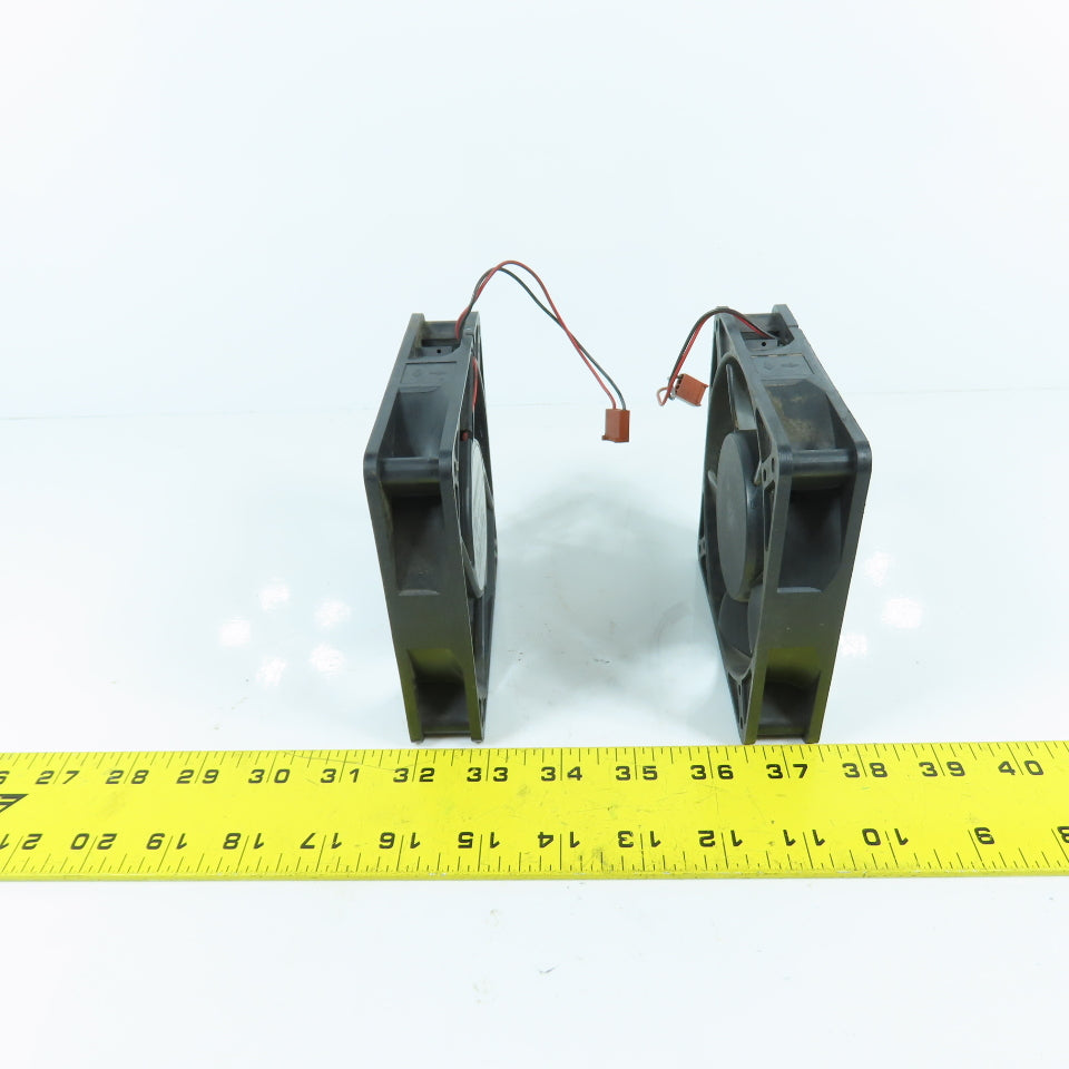 Minebea 4710PL-05W-B30 24VDC Electronics Cooling Fan 0.22A Lot Of 2
