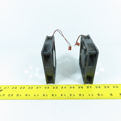 Minebea 4710PL-05W-B30 24VDC Electronics Cooling Fan 0.22A Lot Of 2