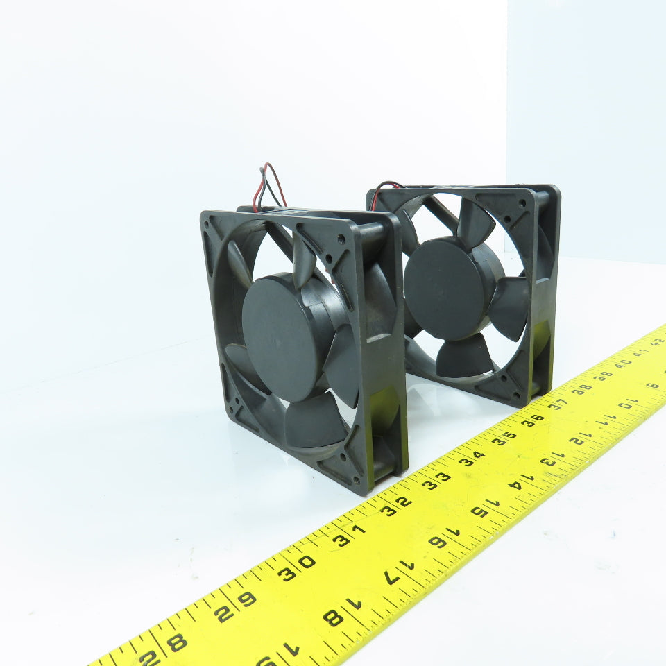 Minebea 4710PL-05W-B30 24VDC Electronics Cooling Fan 0.22A Lot Of 2