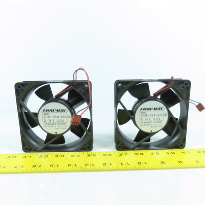 Minebea 4710PL-05W-B30 24VDC Electronics Cooling Fan 0.22A Lot Of 2