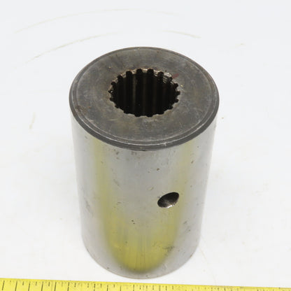 1-3/8" Keyed Bore To 18 Tooth Splined Bore Adapter 2-1/2" OD x 3-7/8" OAL