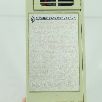 Apparatebau Hundsbach AH 70615-D1013 Module W/ AH77362 Slot Card