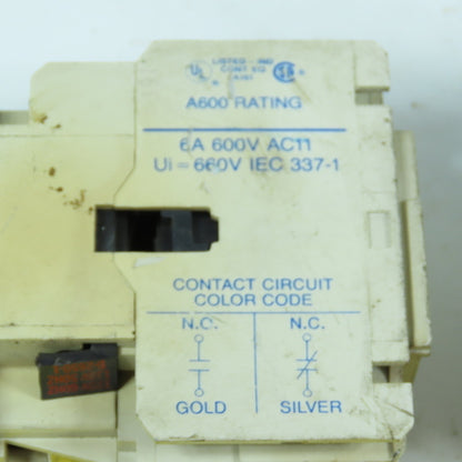 Eaton Cutler Hammer D15CR40 6A 600VAC Contactor Relay 120V Coil Lot Of 4