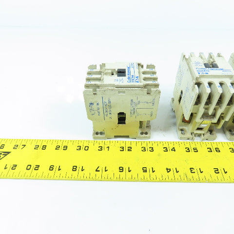 Eaton Cutler Hammer D15CR40 6A 600VAC Contactor Relay 120V Coil Lot Of 4