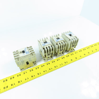 Eaton Cutler Hammer D15CR40 6A 600VAC Contactor Relay 120V Coil Lot Of 4