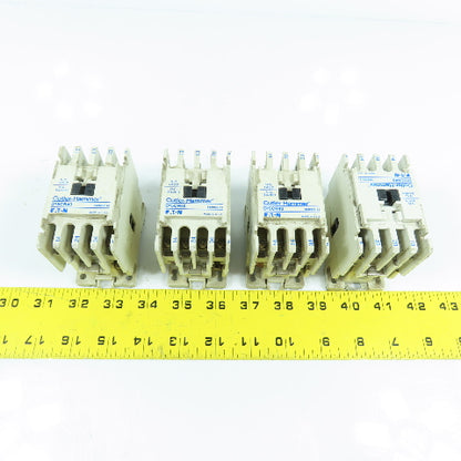 Eaton Cutler Hammer D15CR40 6A 600VAC Contactor Relay 120V Coil Lot Of 4