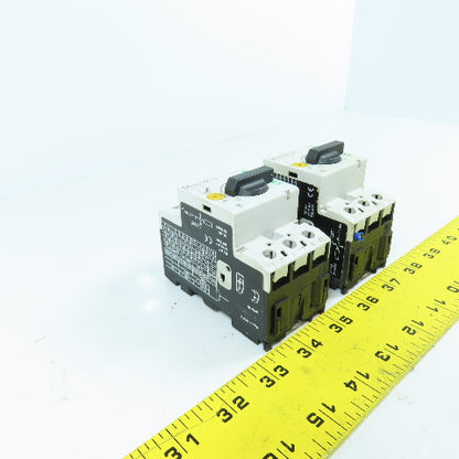 Moeller PKZM0-2.5 Motor Protector Circuit Breaker 1.6-2.5A 600VAC Lot Of 2