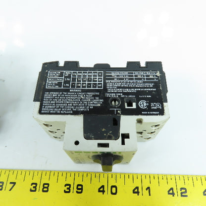 Moeller PKZM0-2.5 Motor Protector Circuit Breaker 1.6-2.5A 600VAC Lot Of 2