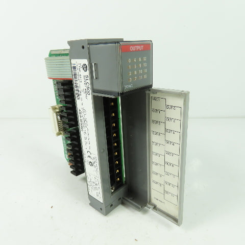 Allen Bradley 1746-0A16 Ser D SLC500 Output Module (No Terminal Strip)