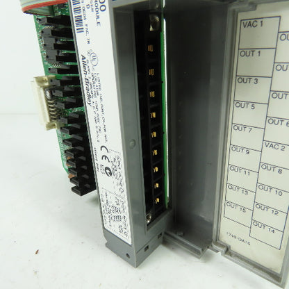 Allen Bradley 1746-0A16 Ser D SLC500 Output Module (No Terminal Strip)