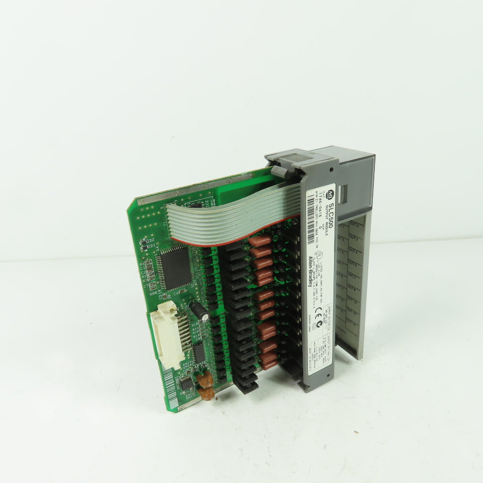 Allen Bradley 1746-0A16 Ser D SLC500 Output Module (No Terminal Strip)