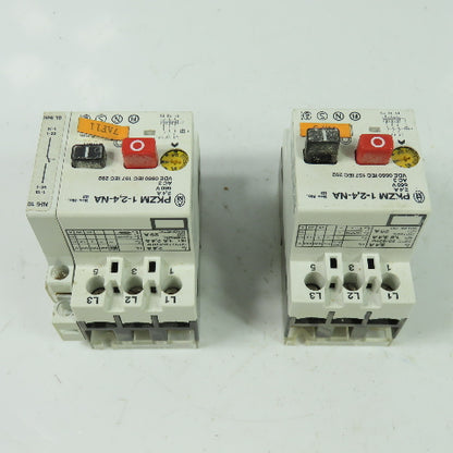 Moeller PKZM 1-2,4-NA 3Ph Motor Starter 660V 1-1/2HP Lot Of 2